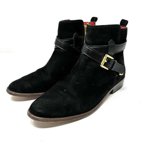COACH Leoda Suede, Leather ankle booties, size 8 - Picture 1 of 16